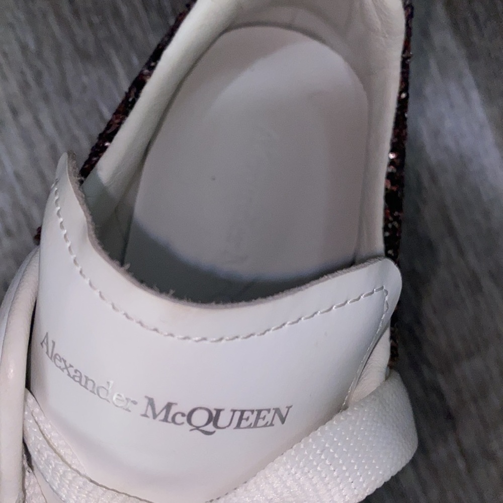 Alexander McQueen Oversized Glitter Sneakers